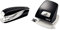 Leitz 55020095 Heftger„t Nexxt 5502, Heftleistung: 30 Blatt, schwarz & NeXXt Bürolocher, 25 Blatt, Anschlagschiene mit Formatangaben, Metall, Schwarz, 50050095