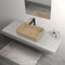 Mensola sospesa per lavabo Bagno da appoggio, Larghezza 60/80/110/140, Serie Master con Rivestimento Idrorepellente (Grigio Nuvola, Mensola 110 cm)