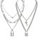 Tanyoyo Lock Key Pendant Necklace Statement Long Chain Punk Multilayer Choker Necklace for Women Men, Metal, not known,