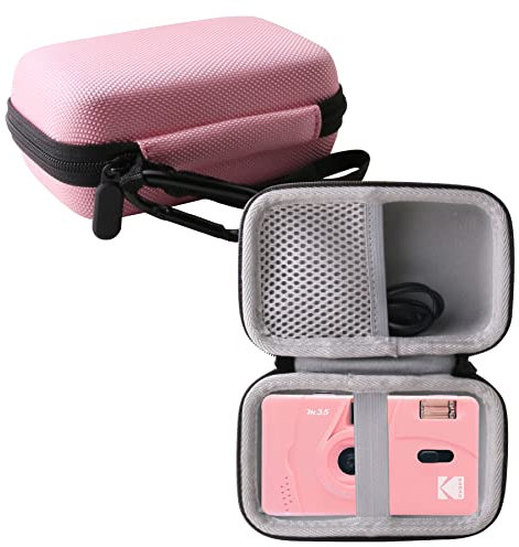 WERJIA Hard Carrying Case Compatible with Kodak M35/M38/Ultra F9 35mm Film Camera (pink)