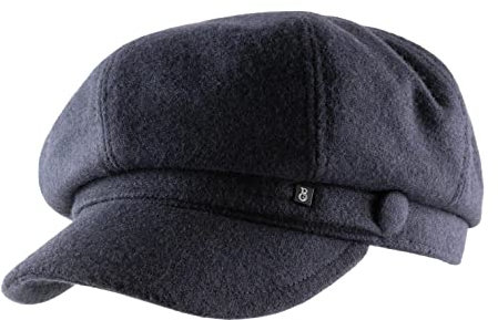 B Collection - Elbsegler Tuch Mütze Berrettone Panno - Size 60 cm - Marine