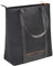DAVIDOFF Home Run Herren Shopping Bag Schwarz – moderne Schultertasche aus veganem Material – hochwertiger Shopper mit Reißverschluss