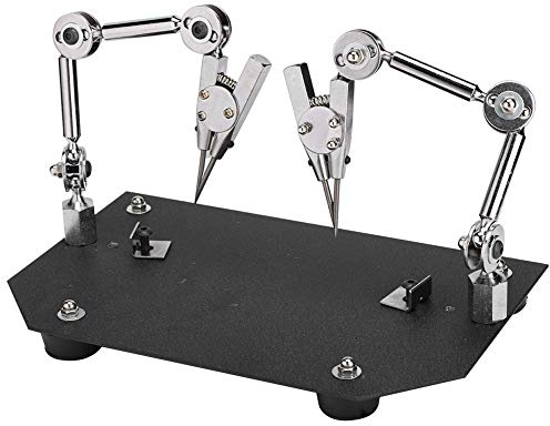 Helfende Hände Dritter Arm Lötarbeitsplatz Schmuckschweißvorrichtung mit 2 Clips