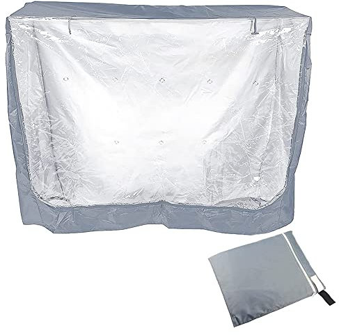 TopHomer Kaninchenstall Abdeckung Universell 122 cm Strapazierfähiges 210D-Oxford-Tuch Outdoor Kaninchenstall Abdeckung Winddicht Wasserdicht Thermokäfig Abdeckung Blau