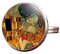 FELIXWASH Kiss Gustav Klimt Ring, Vintage-Kunstmalerei, Glas, Cabochon, Charms, verstellbare Ringe