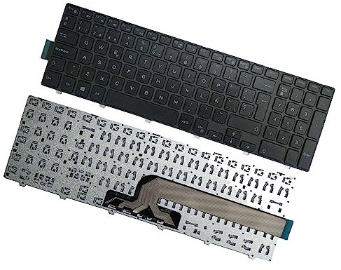 Teclado de Computadora Portátil Compatible para DELL Inspiron 3551 3552 3541 3543 3542 3559 3565 3567 3558 Español Sin retroiluminación