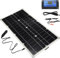 ylpddmm Chargeur Solaire 30W 12V/24V pour Batterie de Voiture, Panneau Solaire,Chargeur Solaire Monocristallin,pour Voiture, Automobile, Moto, Bateau, Marine, Véhicule de Loisirs