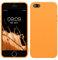 kwmobile Case Compatible with Apple iPhone SE (1.Gen 2016) / iPhone 5 / iPhone 5S Case - Soft Slim Protective TPU Silicone Cover - Fruity Orange