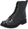 Palado Stiefeletten Damen Djerba Gloss by Sila Sahin – bequeme Boots - leicht gefütterte Stiefel - modische Winterschuhe Schwarz UK4,5 - EU37