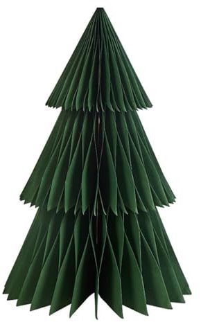 Christmas Tree Honeycomb Centerpiece Minimalist 3D Paper Trees Centerpiece Rustic Reusable Table Decorations for Home Decor Xmas Gift, Honeycomb Paper Christmas Trees for Xmas Gift Holiday Party Deco