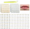 NHQZ 4 feuilles 660 pcs piercings à lèvres, faux piercing nez, piercing de sourcil, piercing de nez non pénétrant à coller sur l'autocollant de nombril,Pierres précieuses autocollantes 3/4/5/6MM