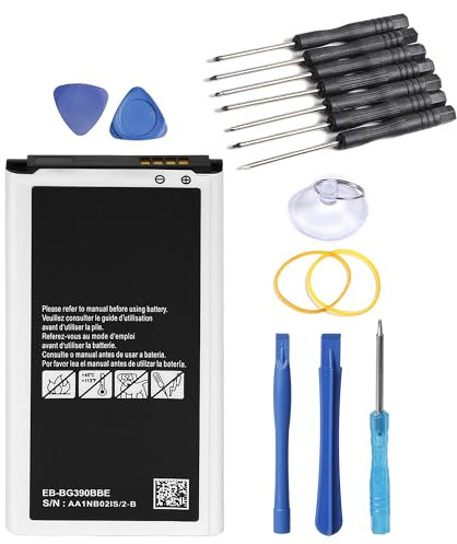 NEWASHAN Batteria EB-BG390BBE compatibile con Samsung Galaxy Xcover 4 4S SM-G390 SM-G398 Telefono Cellulare Smartphone Li-ION Batteria 3,85V 2800mAh con kit strumenti