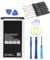 NEWASHAN Batterie EB-BG390BBE Compatible avec Samsung Galaxy Xcover 4 4S SM-G390 G390F SM-G398 Téléphone Portable Smartphone Li-ION Accu Piles 3,85V 2800mAh avec Kit Outils