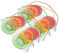 Mikinona 6 Pièces Cache-oeil Aux Fruits Cache-oeil Relaxant Bandeau De Dessin Animé Cache-oeil Chaud Masque Pour Les Yeux De Thérapie Chaude Masque Pour Les Yeux à Usage Domestique Gel