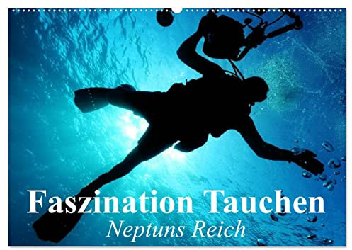 Faszination Tauchen - Neptuns Reich (Wandkalender 2025 DIN A2 quer), CALVENDO Monatskalender