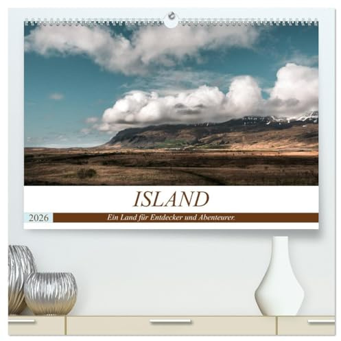 Island. Ein Land für Entdecker und Abenteurer. (hochwertiger Premium Wandkalender 2026 DIN A2 quer), Kunstdruck in Hochglanz: Ein Land für unvergessliche Erlebnisse. (CALVENDO Orte)