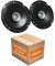 Lautsprecher Einbauset JVC CS-J610X - 16;5cm Auto Einbauzubehör 300Watt Koaxe KFZ PKW Paar passend für Peugeot 306 Front - justSOUND