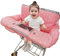 Warenkorbbezüge für Baby Mädchen, Baumwoll-Hochstuhlbezug, maschinenwaschbar für Säuglinge, Kleinkinder, groß (rosa)