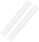 AIEX 2 Pièces Rouleaux d'argile Acrylique Tube Rouleau à Pâtisserie Acrylique pour l'Artisanat d'argile Outil, Matériau Creux