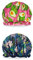 2 PACK Large Size Shower Caps, Double Layered Bath Caps Hat for Women, Waterproof & Adjustable Shower Cap