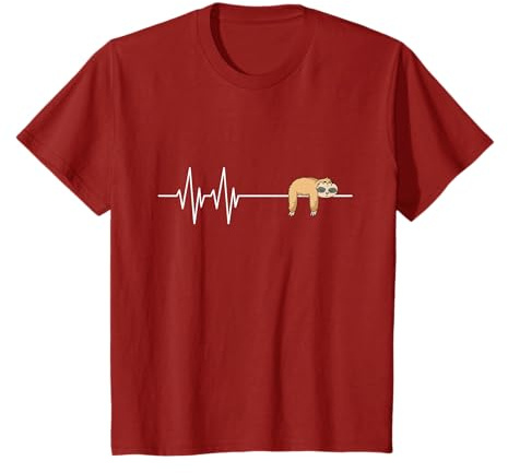 Faultier Herzschlag Faulenzen Keine Lust T-Shirt