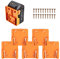 Battery Holder for Ridgid AEG 18V Hyper Lithium Battery Wall Mount Battery Storage for Work Van, Shelf, Toolbox -5 Pack
