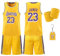 Basketball Jersey für Jungen - Schnell trocknendes Basketball Trikot und Shorts mit Wrist Wraps - Ärmelloses Basketball Anzug Set für Training und Spiele - Hochwertige Basketball Kleidung(28, Gelb)