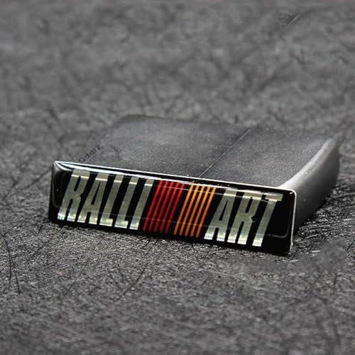 VOLBOZ Auto Emblem Aufkleber für Mitsubishi Ralliart, Buchstaben Emblem Aufkleber, Auto Body Abzeichen Sticker, Logo Abzeichen Styling Dekorationsaufkleber Zubehör