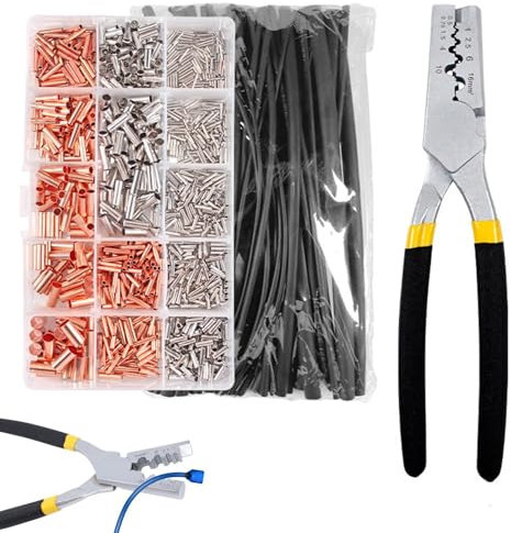 Strumento per crimpare tubi in rame, Strumento per crimpare raccordi per tubi in rame - Kit di strumenti per crimpare a pressione,Strumento di crimpatura di sicurezza per tubi in rame per trasmettitor