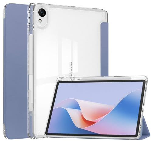 Custodia intelligente per Huawei Matepad 11.5S 2024/Matepad Air 2023 da 11,5 pollici, retro trasparente, spegnimento automatico, con portapenne, sottile, leggera, antiurto, con supporto per tablet,