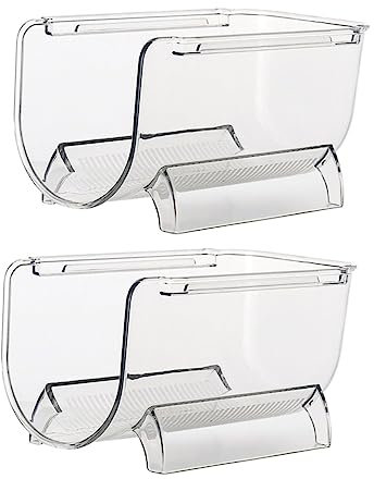Ciieeo 2 Piezas Estante del Vino del cajón portabotellas Nevera Puesto de Vino heladera refrigerador de ar contenedor de Almacenamiento de Vino Soporte para Botellas de Vino la Mascota