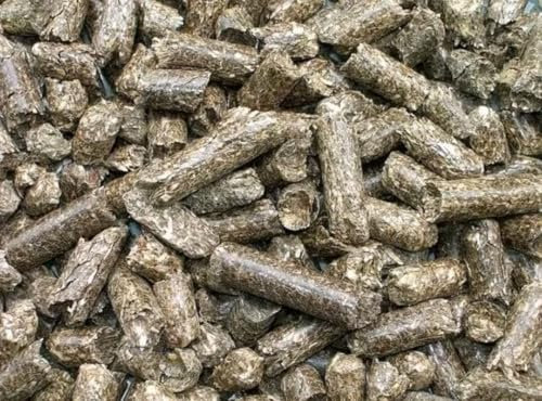 Premium Dust Free Tortoise Bedding & Substrate Pellets, 10L Bag Horsefield Tortoises, Rabbits & Bearded Dragons perfect for burrowing Reptiles, Reptile Bedding, Straw Bedding, Straw Terrain