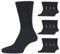 12 Pairs Mens Cotton Rich Sport Socks Work Socks Shoe Size 6-11 (Black)