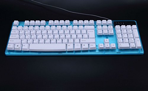 Colores Vivos respiratoria Parte Oficina doméstica mecánica Sentir Cable de Interfaz USB Nadando Teclado