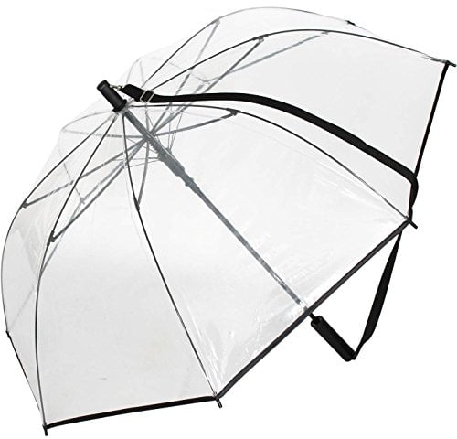 Parapluie automatique iX-brella - Avec sangle pour le porter sur l'épaule Transparent transparent 100 cm