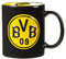 Borussia Dortmund BVB-Tasse mit Innendekor, Schwarz, Einheitsgröße (1er Pack) 0,3l