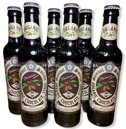 6 Flaschen Samuel Smith Stout Schokoladenbier ein Bier mit 5% Alc. Großbritannien a 355ml