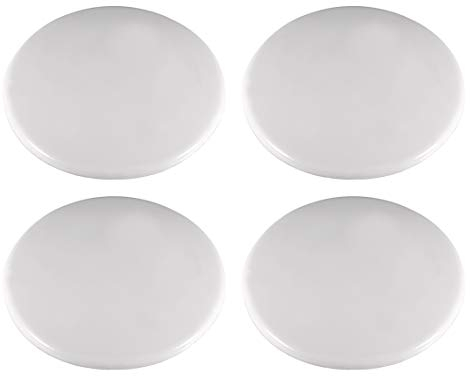 sourcing map 4 Stück Türstopper Türpuffer Silikon Stopper Weiß 80mm Wandschutz selbstklebend de