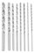 brocas largas para madera + Fydun Brocas de Espiral 8 unids Juego de Brocas Helicoidales Extralargas de Alta Velocidad de Acero Vástago Recto 4-10mm para Madera