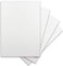 100 Blatt DIN-A4 Ton-Karton -300 g/m² Bastel-Papier - 21 x 29,7 cm - Weiss - geprägte Leinen-Struktur - Tonzeichenpapier zum Basteln - Fotokarton