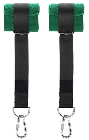 Tree Swing Straps Hanging Kit, Adjustable Hammock Straps(Set of 2), Tree Protector Sleeves, Swivel Strong Stainless Hook, Rustproof Screw Lock Carabiners