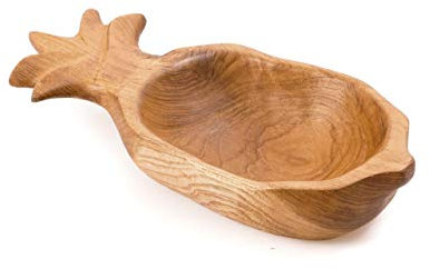 Bohemia Holzschale STELLA 25 cm Teakholz Schmuck & Schlüsselschale Vintage Seifen Dekoschale Handarbeit Holz