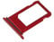 jbTec SIM-Tray kompatibel mit Apple iPhone 8 - Kartenhalter Single Slot Schlitten Rahmen Simkarte Holder, Farbe:Rot