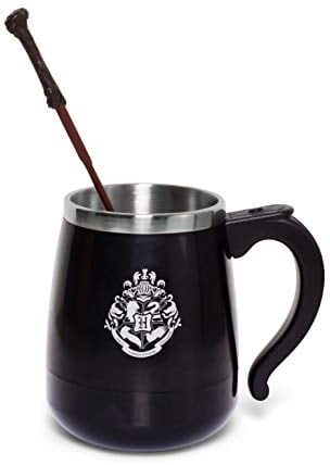 Harry Potter HAPOMAGMG Selbstrührende Tasse, 450 milliliters, Metall, Klar, 1 Stück (1er Pack)