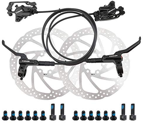 Hydraulische Bremsen Set, Fahrrad Scheibenbremse Set, Toopre Fahrradscheibenbremse, Universal Für Vorne Und Hinten, Für Bergwege, Mountain MTB Bikes Scheibenbremsenklemme