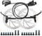 Hydraulische Bremsen Set, Fahrrad Scheibenbremse Set, Toopre Fahrradscheibenbremse, Universal Für Vorne Und Hinten, Für Bergwege, Mountain MTB Bikes Scheibenbremsenklemme