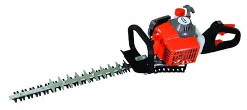 Ama Tagliasiepi a Scoppio NG3-HT60R con Motore 23 cc e Impugnatura Girevole, Lama Doppia 60 cm, Colore Arancio
