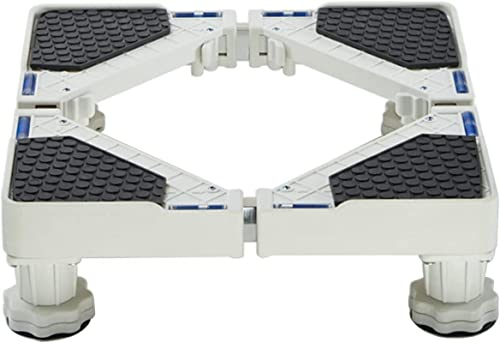 FiorHOCc Washing Machine Stand BaseMini Refrigerator Stand with 4/8/12 Strong Legs Height 3.5-4.5 Washing Machine Stand Holder Adjustable length/width 12-19 Fridge freezer stand Base for dishwash