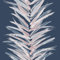 Dhara Leaf Stripe Wallpaper Blue Muriva 191503