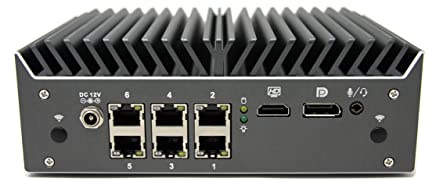 Protectli Vault Pro VP4670-6 Port, Firewall Micro Appliance/Mini PC - Intel i7, 2.5G Ports, DDR4 RAM, M.2 NVMe oder SATA SSD Storage, AES-NI, 64GB RAM, 960GB SSD